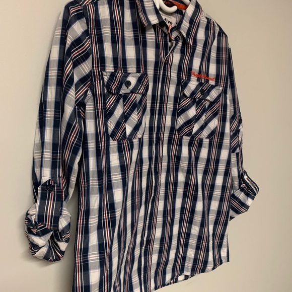 Triple Five Soul - Plaid Dress Shirt - Picture 2 of 12